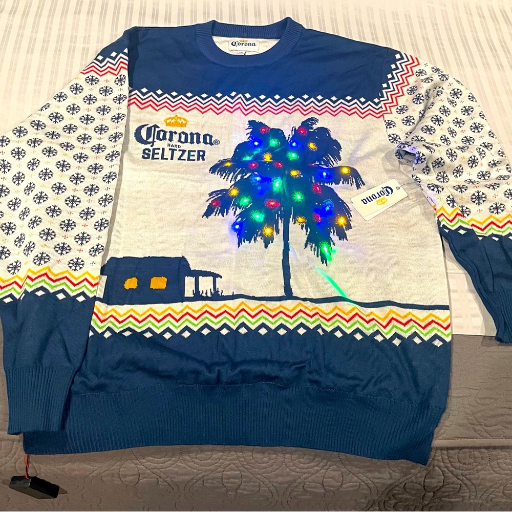 Men’s Lighted Christmas Sweater.